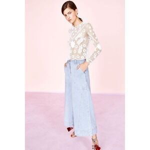 Ulla Johnson Light Blue Cropped Pants